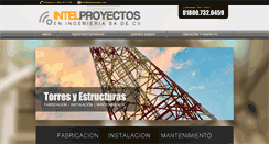Desktop Screenshot of intelproyectos.com